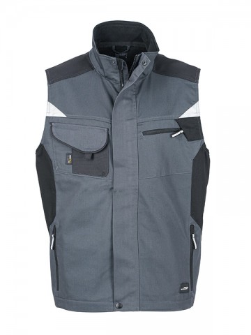 JN822 Workwear Vest carbon zwart