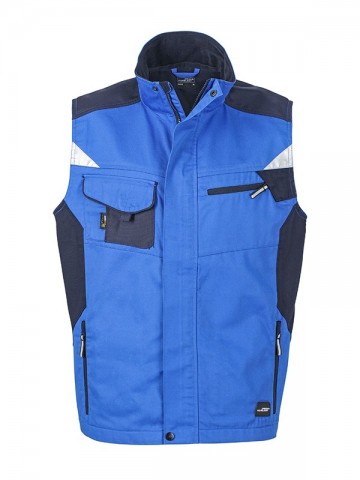 JN822 Workwear Vest koningsblauw marineblauw