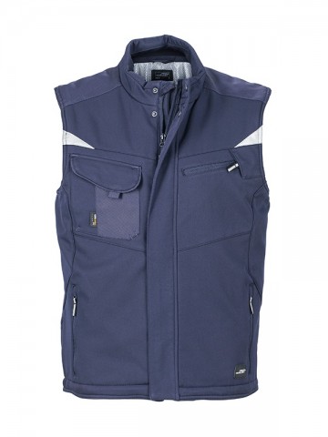 JN825 Craftsman Softshell Vest marineblauw marineblauw
