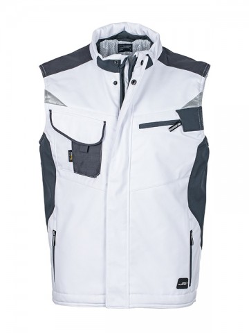 JN825 Craftsman Softshell Vest wit carbon