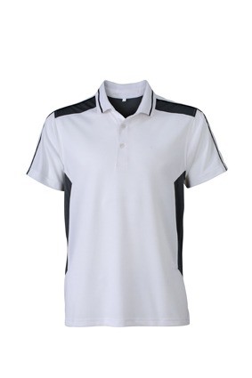 JN828 Craftmen Polo wit carbon