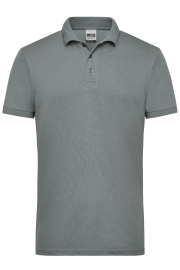 JN830 Workwear Men's Polo donkergrijs