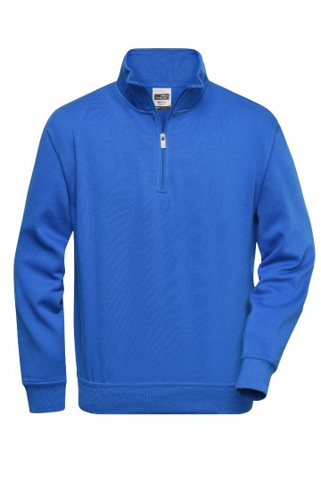 JN831 Workwear Sweater Half Zip koningsblauw
