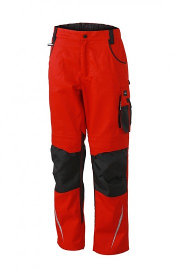 JN832 Workwear Pants rood zwart