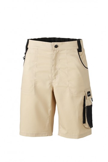 JN835 Workwear Bermuda steen zwart