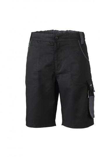 JN835 Workwear Bermuda zwart carbon