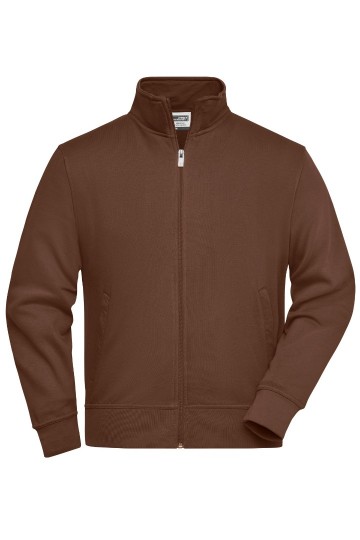 JN836 Workwear Sweat Jacket bruin