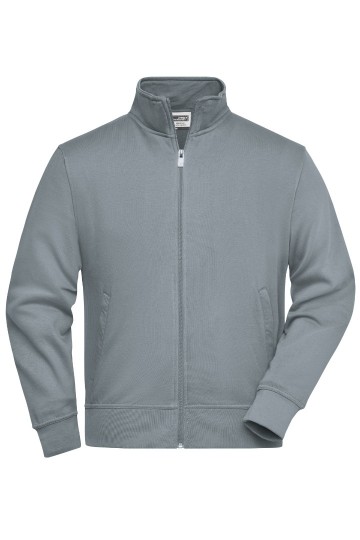 JN836 Workwear Sweat Jacket donkergrijs