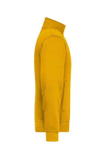 JN836 Workwear Sweat Jacket goudgeel zij