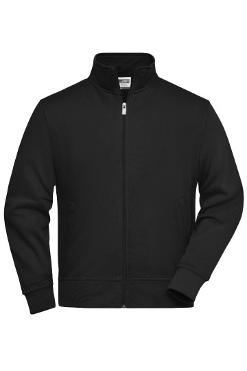 JN836 Workwear Sweat Jacket zwart