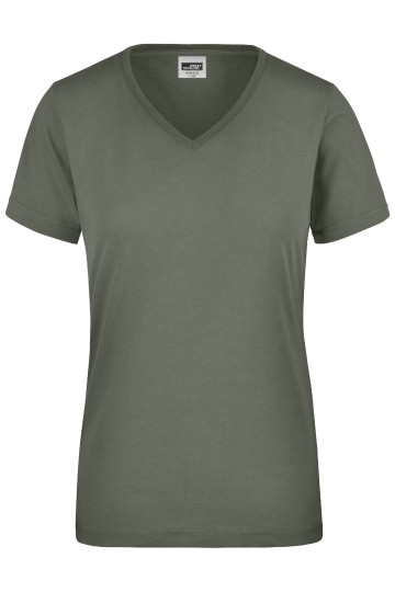 JN837 Workwear Ladies T-shirt donkergrijs