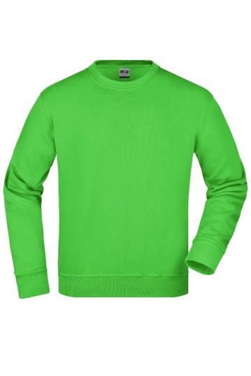 JN840 Workwear sweatshirt limoengroen