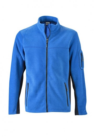 JN842 Workwear Men's Fleece Jacket koningsblauw marineblauw