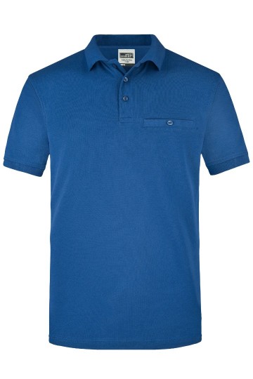 JN846 Workwear Men's Pocket Polo koningsblauw