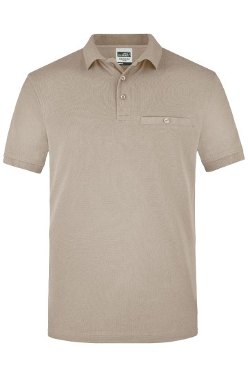 JN846 Workwear Men's Pocket Polo steen