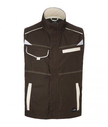 JN850 Workwear Vest Level 2 bruin steen