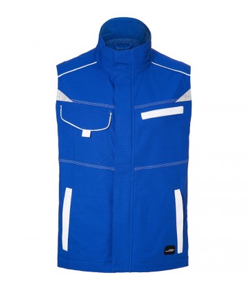 JN850 Workwear Vest Level 2 koningsblauw wit