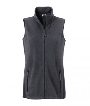 JN855 Workwear Ladies Fleece Vest carbon zwart