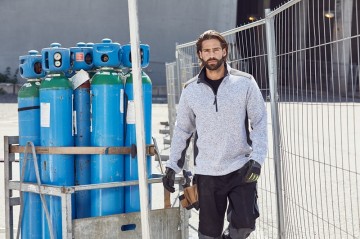 JN864 Workwear Men's Fleece Half-Zip