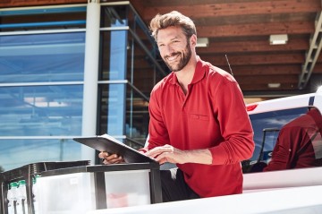 JN866 Workwear Men's Pocket Polo L/S