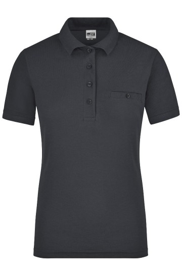 JN867 Workwear Ladies Pocket Polo carbon