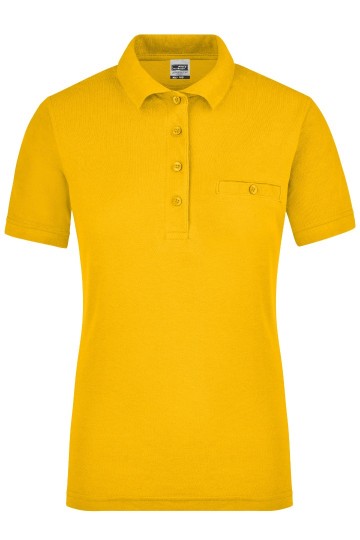 JN867 Workwear Ladies Pocket Polo goudgeel