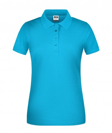 JN873 Ladies BIO Workwear Polo turkoois