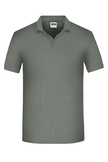 JN874 Men's BIO Workwear Polo donkergrijs