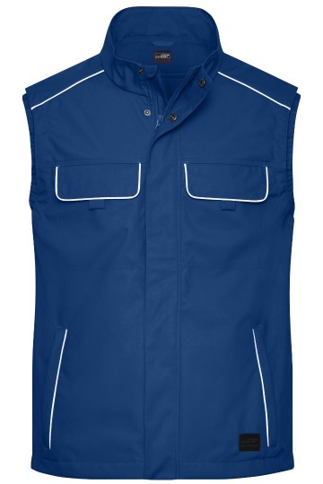 JN881 Workwear Softshell Light Vest donkerkoningsblauw