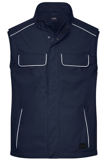 JN881 Workwear Softshell Light Vest marineblauw