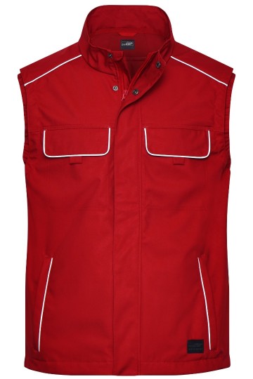 JN881 Workwear Softshell Light Vest rood