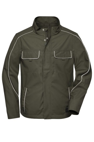 JN882 Workwear Softshell Light Jacket olijfgroen