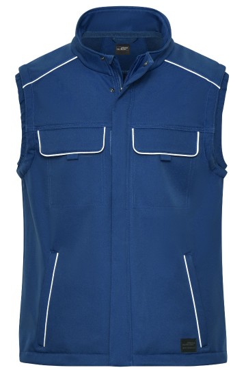 JN883 Workwear Softshell Vest donkerkoningsblauw