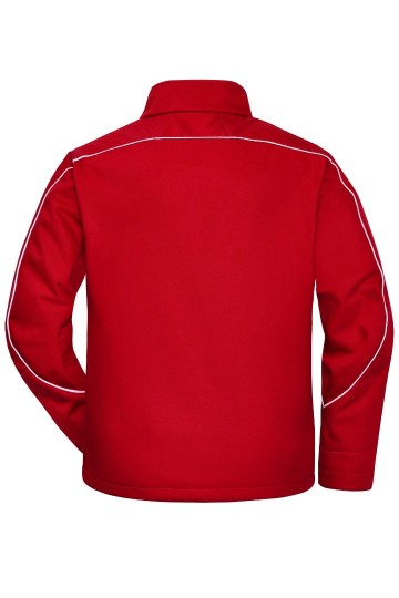 JN884 Workwear Softshell Jacket rood rug