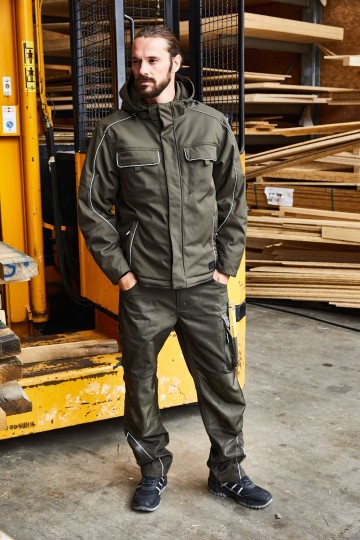 JN886 Workwear Softshell Padded