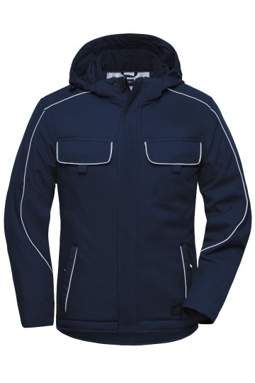 JN886 Workwear Softshell Padded marineblauw