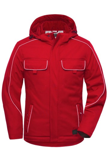 JN886 Workwear Softshell Padded rood