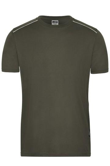JN890 Workwear Men's T-shirt olijfgroen