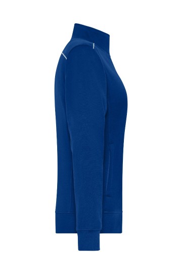 JN893 Workwear Ladies Sweat Jacket donkerkoningsblauw zij