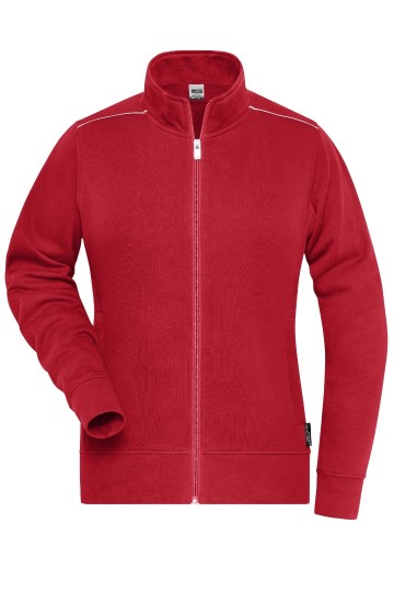 JN893 Workwear Ladies Sweat Jacket rood