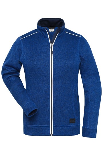 JN897 Workwear Ladies Knitted Fleece donkerblauwmelange marineblauw