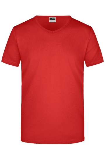 JN Men's Slim Fit V-T JN912 rood