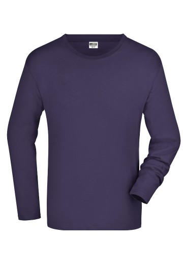 JN Junior Medium T-shirt met LM JN913K aubergine
