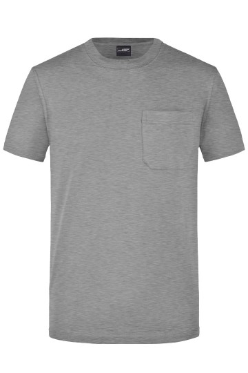 JN920 Men's Pocket Round-T heathergrijs