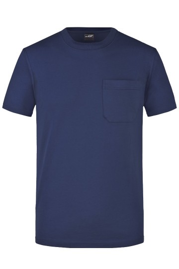JN920 Men's Pocket Round-T marineblauw