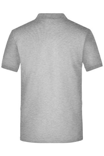 JN922 Men's Pocket Polo asgrijs rug