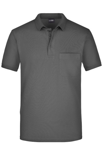 JN922 Men's Pocket Polo grafiet