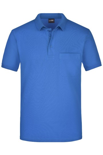 JN922 Men's Pocket Polo koningsblauw