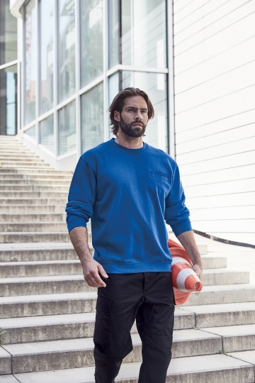 JN924 Men's Round Pocket Sweater