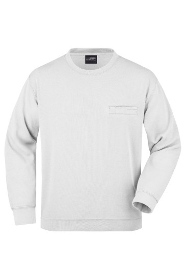 JN924 Men's Round Pocket Sweater wit